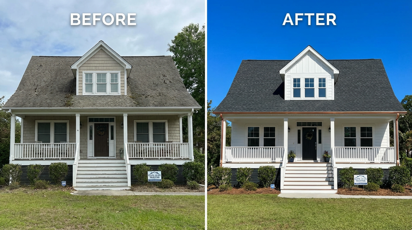 Roof transformation project