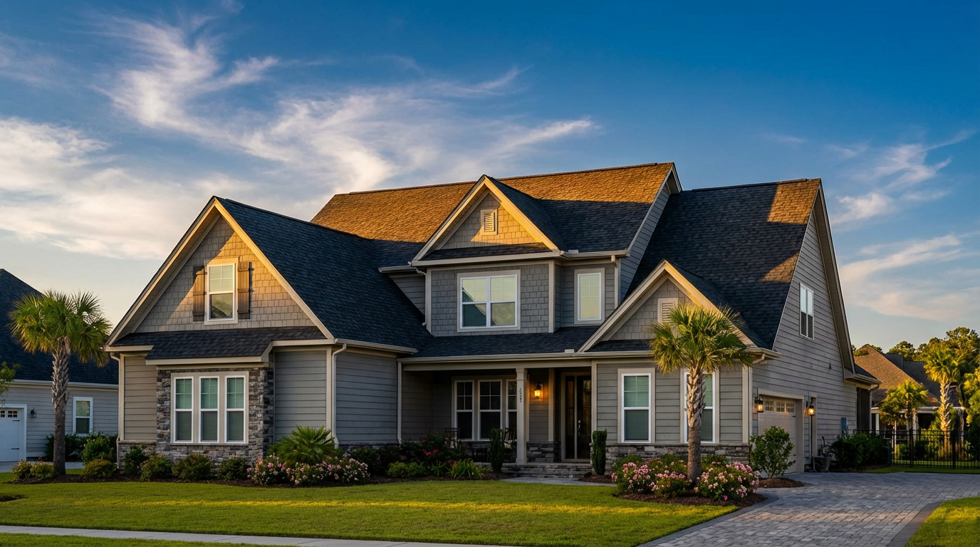 Beautiful home with quality roof