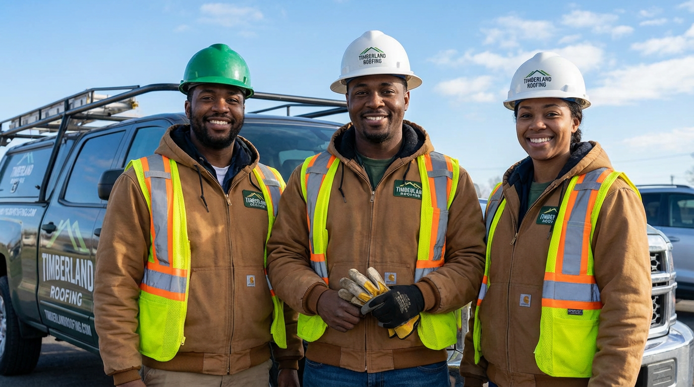 Timberland Roofing professional team